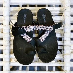 Spenco Women's Island Slide Sandal - Black, Size W10